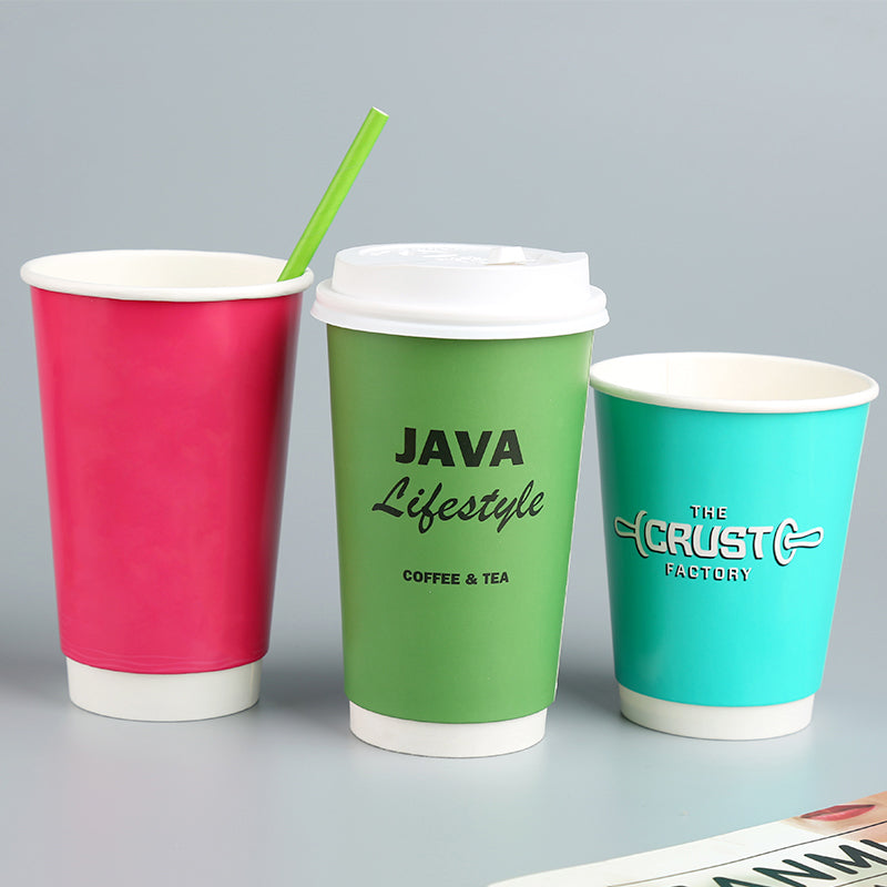 16 OZ Wuadua Double Wall Paper Cup Professional Customized