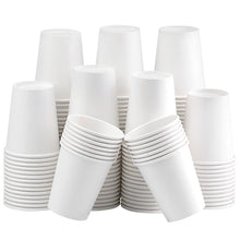 Load image into Gallery viewer, Wuadua White 8 Oz 150 Pack Disposable Paper Coffee Cups
